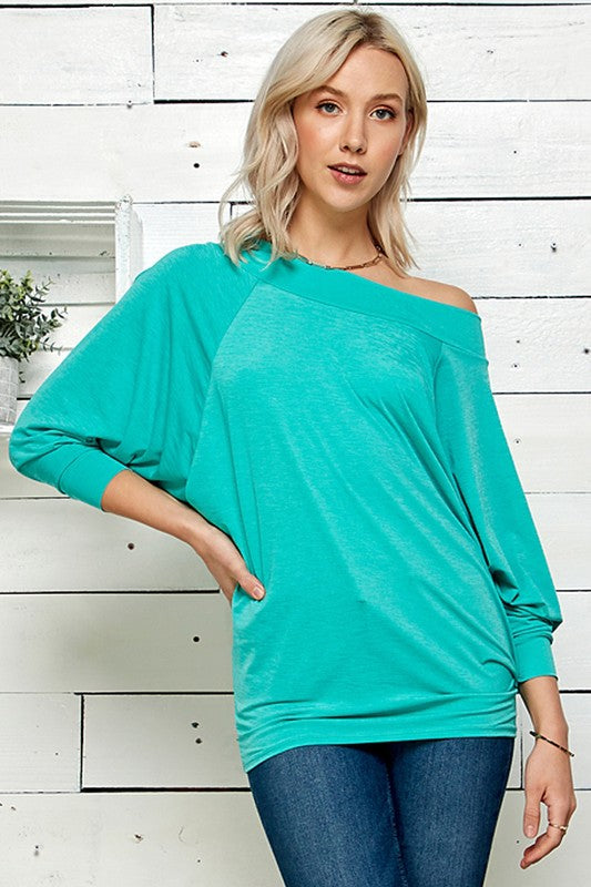 Raglan Wide Neck Dolman