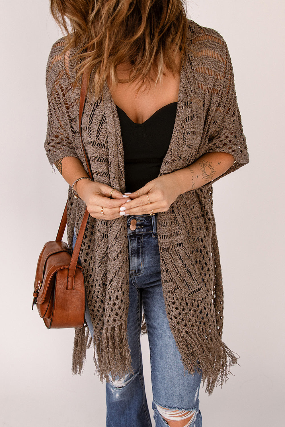 "The Cardi" Loose Knit Cardigan