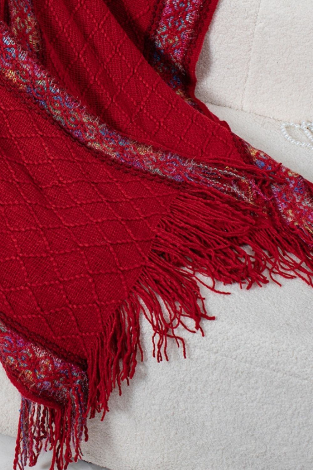 "On The Fringe" Hooded Poncho