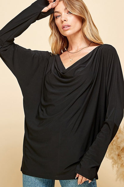 "The Betsy" Wide V Neck Dolman