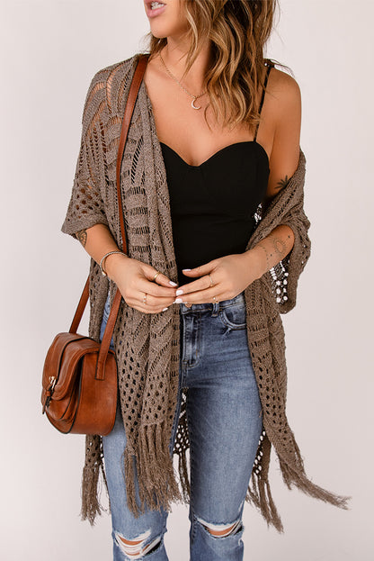 "The Cardi" Loose Knit Cardigan