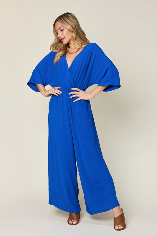 Wide Leg Jumpsuit with Pockets