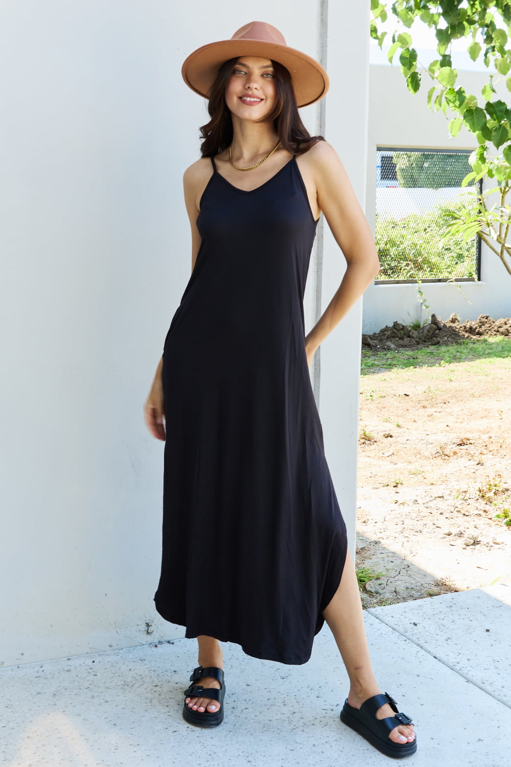 Side Slit Maxi Dress