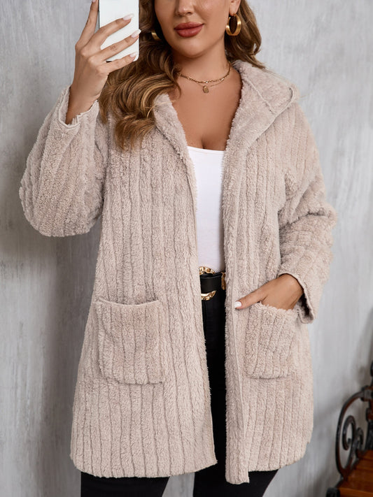 Penny Hooded Fuzzy Jacket