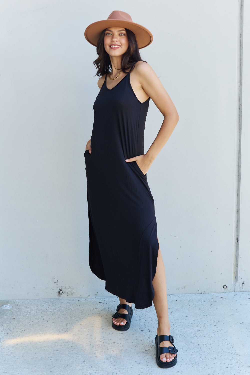 Side Slit Maxi Dress