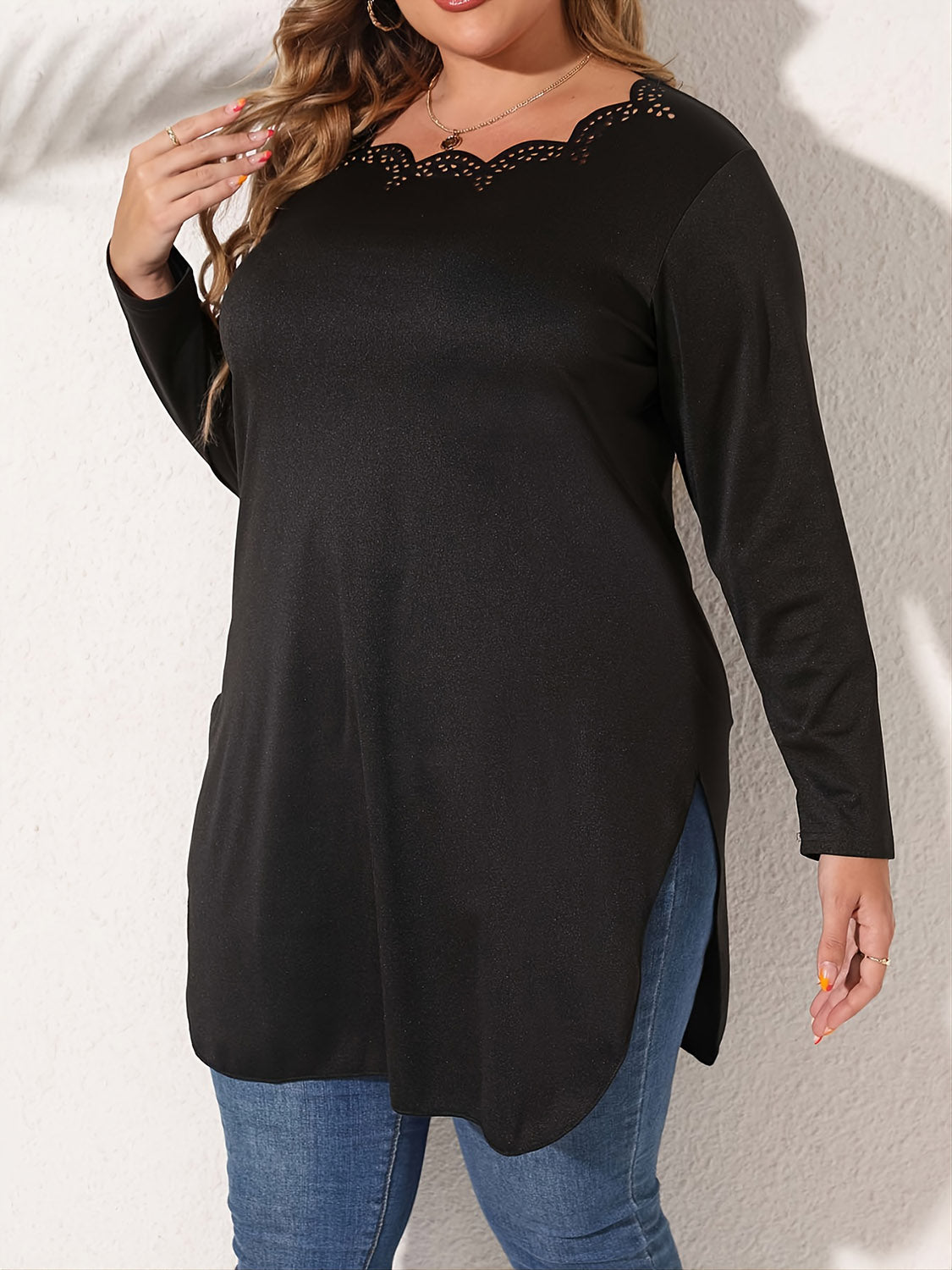 "The Lacey" Long Line Detail Tunic