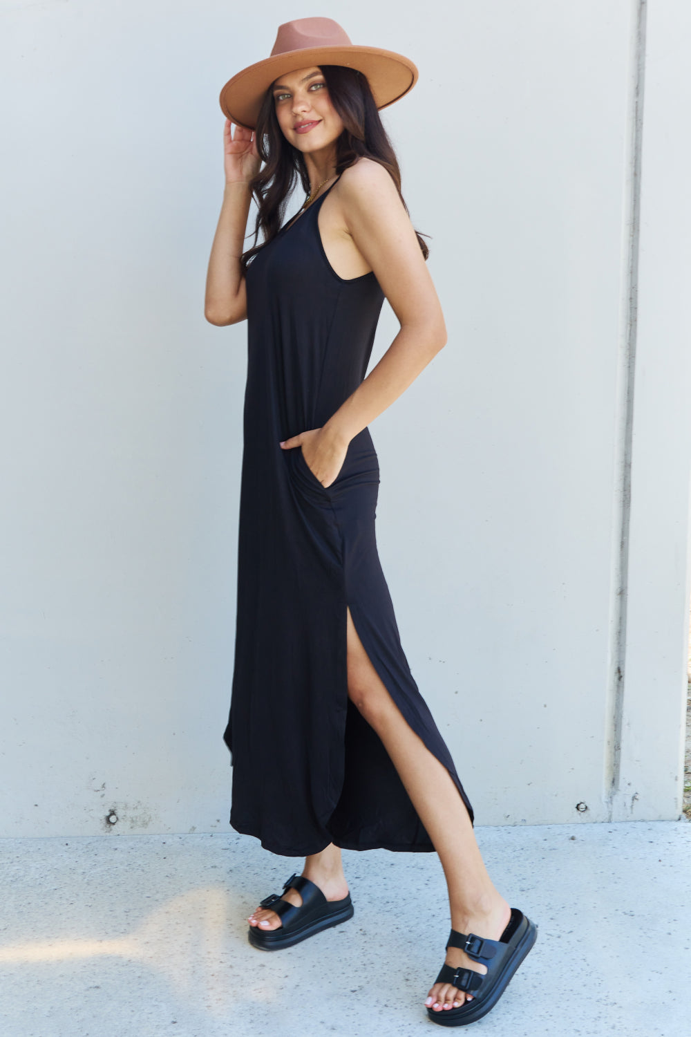 Side Slit Maxi Dress