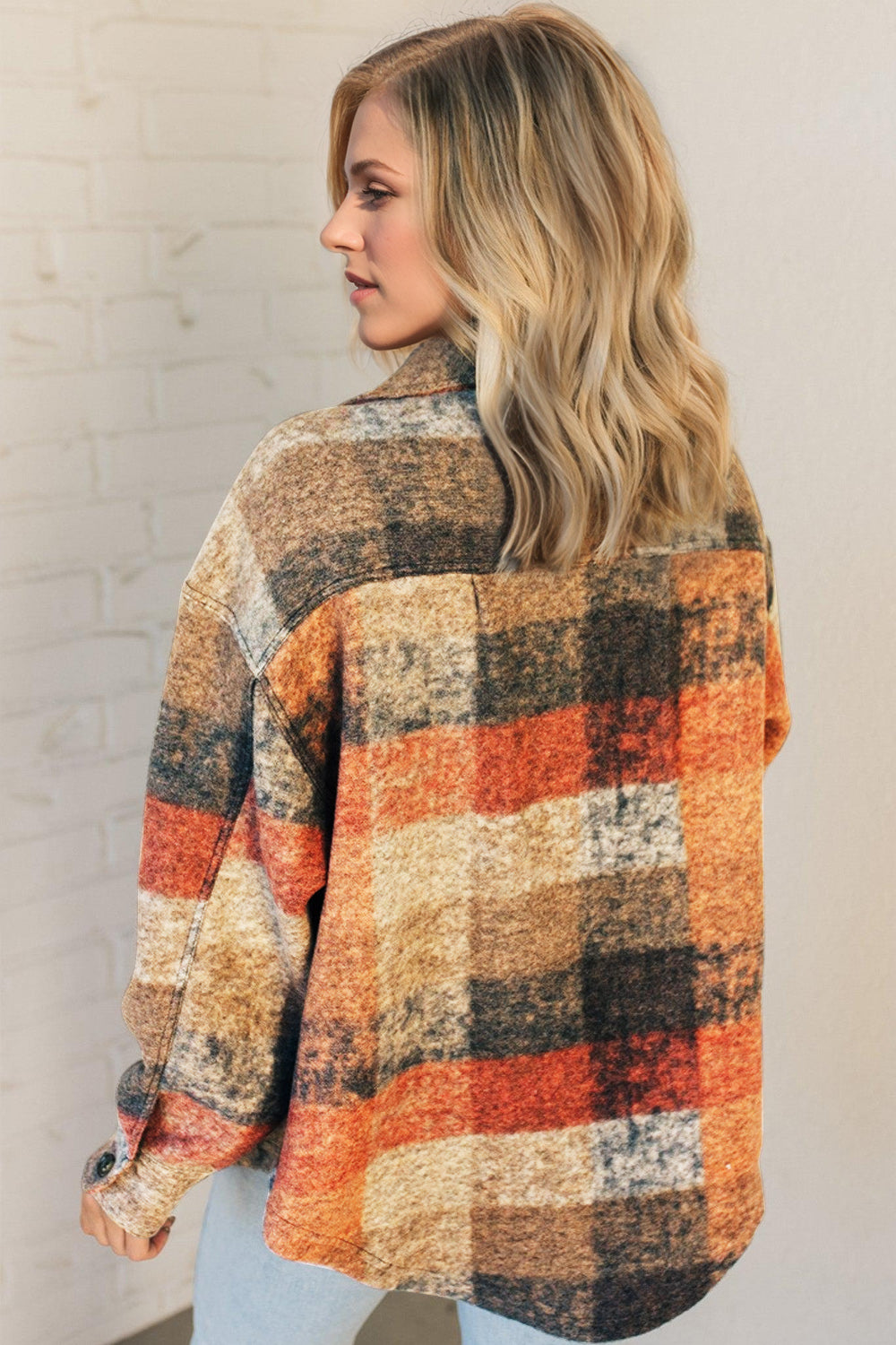 "The Amy" Plaid Fleece Shacket